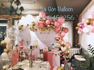 Decor thôi nôi bé gái Hải Đan