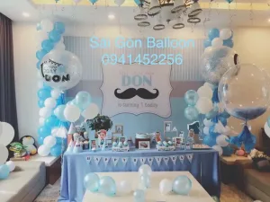 Trang trí thôi nôi bé trai giá rẻ